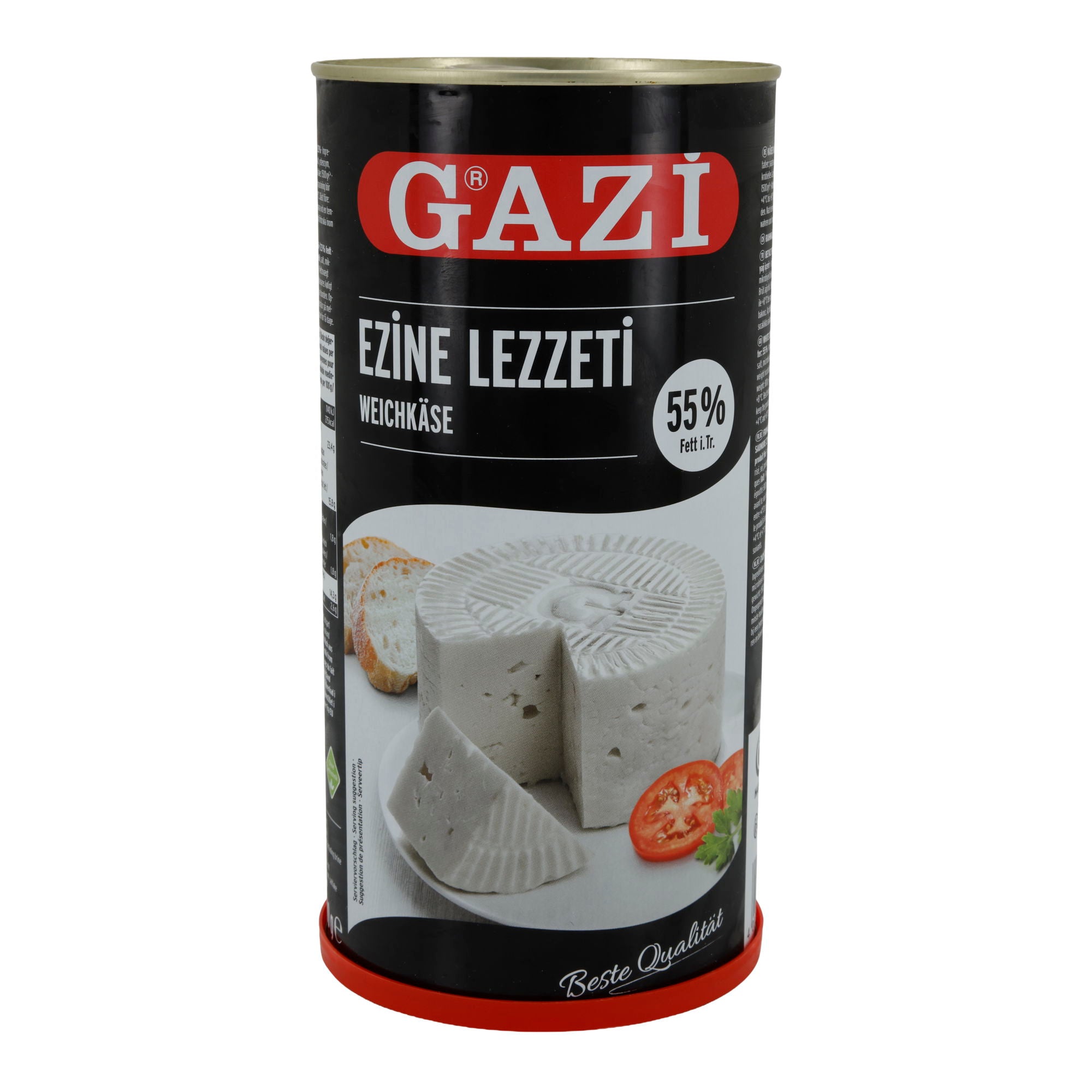 Weichkäse Gazi Ezine Lezzeti | Weißkäse in Salzlake | 55 % Fett i. Tr., Intensiv-aromatisch | 1500 g GAZI